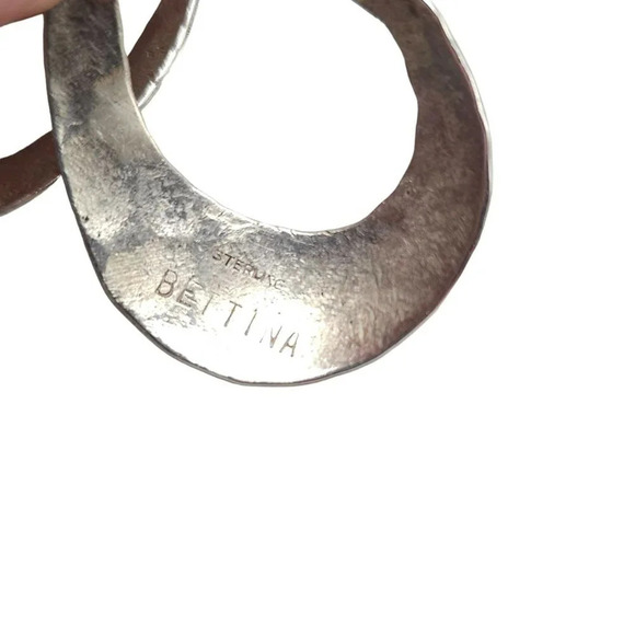 Bettina Sterling Silver Hammered Jewelry Pieces Craftable - Picture 3 of 6